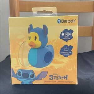 NWT Disney Stitch Shower Duck Wireless Speaker